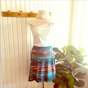 Prana knit wrap skirt